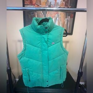 Lee Valley Green Puffer Vest - Size M
